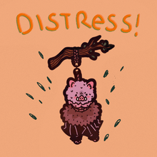 Load image into Gallery viewer, Very Distressed Boar Son Dangle Pin
